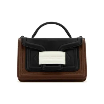 PIERRE HARDY Leather One Shoulder Handbags Women's Brown & Black