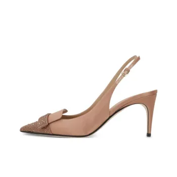 SERGIO ROSSI Embellished Slingback Pumps