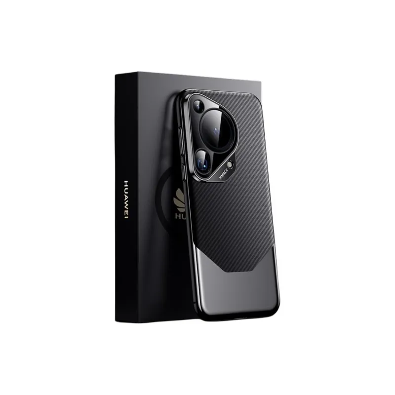 BOLIANSHI Vegan Leather Material Phone Cases Compatibility Huawei Pura70/70 Pro/Ultra Fashion High End Business Case-0