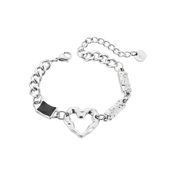 ENFANTIN Titanium Steel Glue Drip Bracelets Unisex