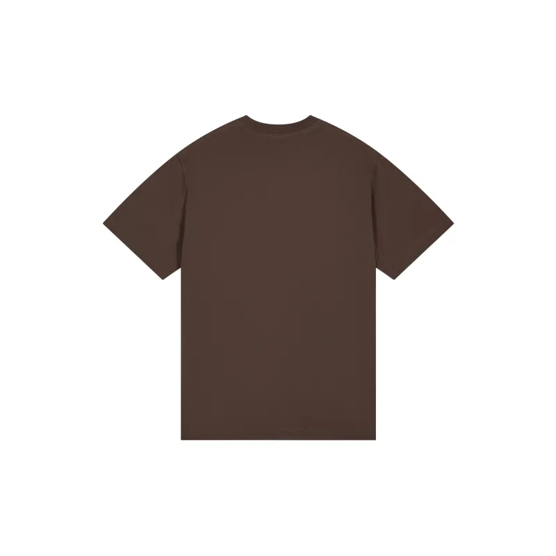 MIANDEMEIXUE Loose Fit Casual Inner Short Sleeved T Shirt Unisex Solid Color-17