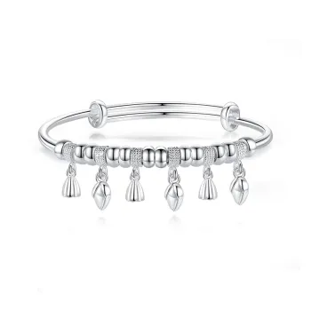 Asia Star 999 Fine Silver Sterling Silver Bracelets Women's