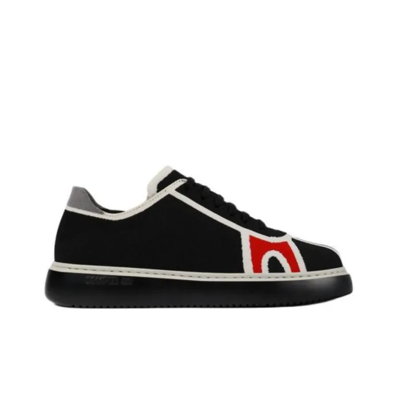 CAMPER Runner Cushioning Low Top Skateboard Shoes Women's Black-1
