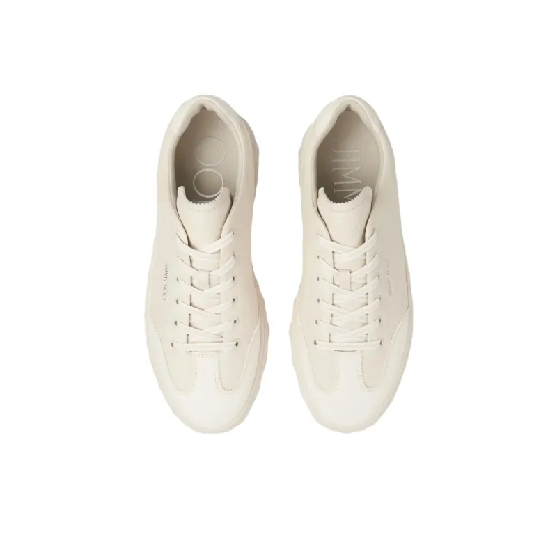 Jimmy Choo Diamond Light Flex/M Low Top Skateboard Shoes Men's Ecru-2