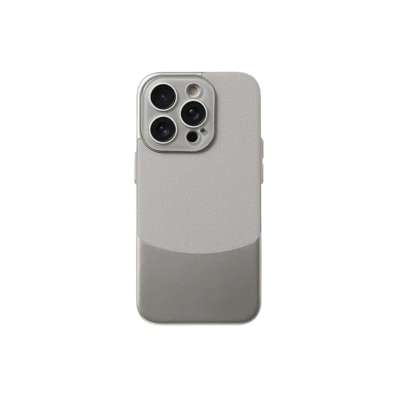 Wei Xin Leather Material Patchwork Litchi Grain Phone Cases Compatible With IPhone 16/15 Pro Max/Apple 13/14 Pro/Max-2