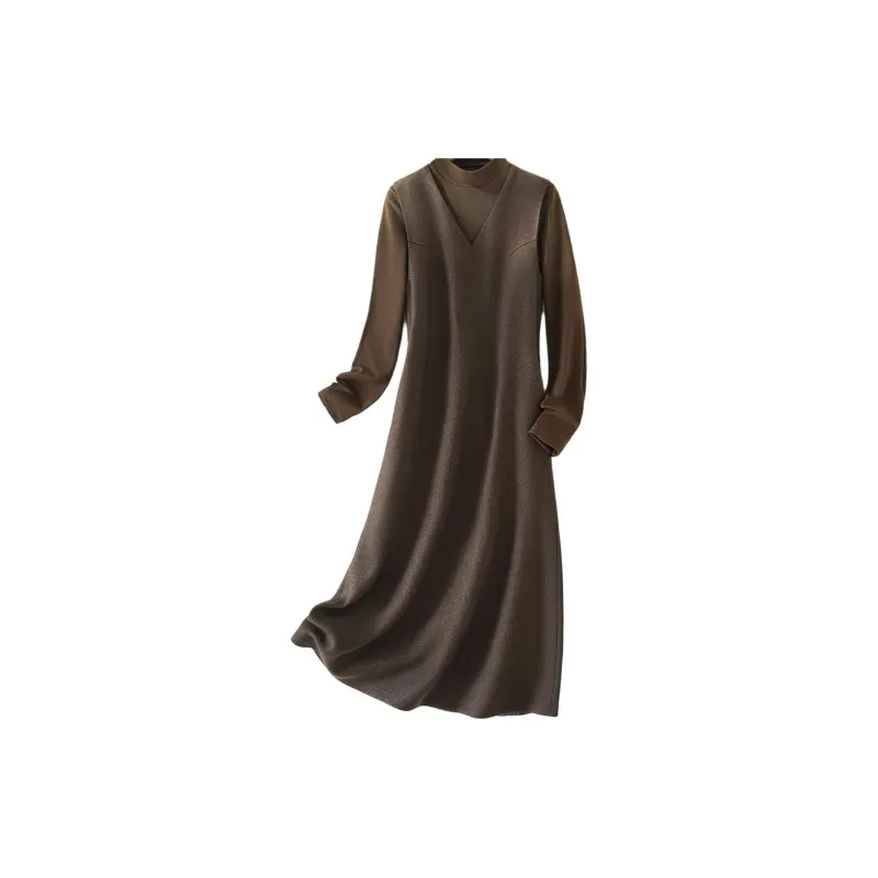IHIMI Skirt Set Women's Desert Brown Palm Color-1