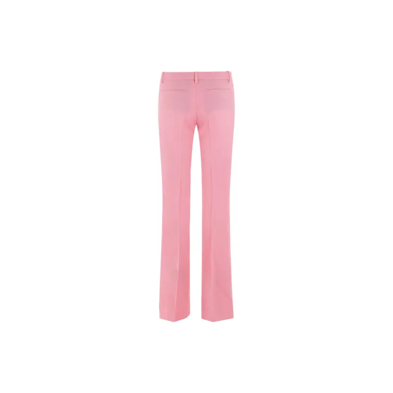 VERSACE High Waist Flared Trousers-1