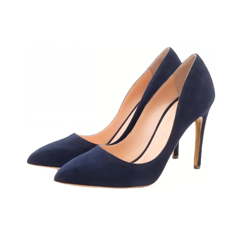 Rupert Sanderson Slim Heel High Heels 10cm Women's Marine Blue-2