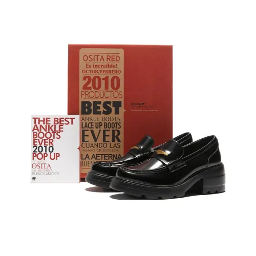 OSITA RED High Heels 7cm Women's Black