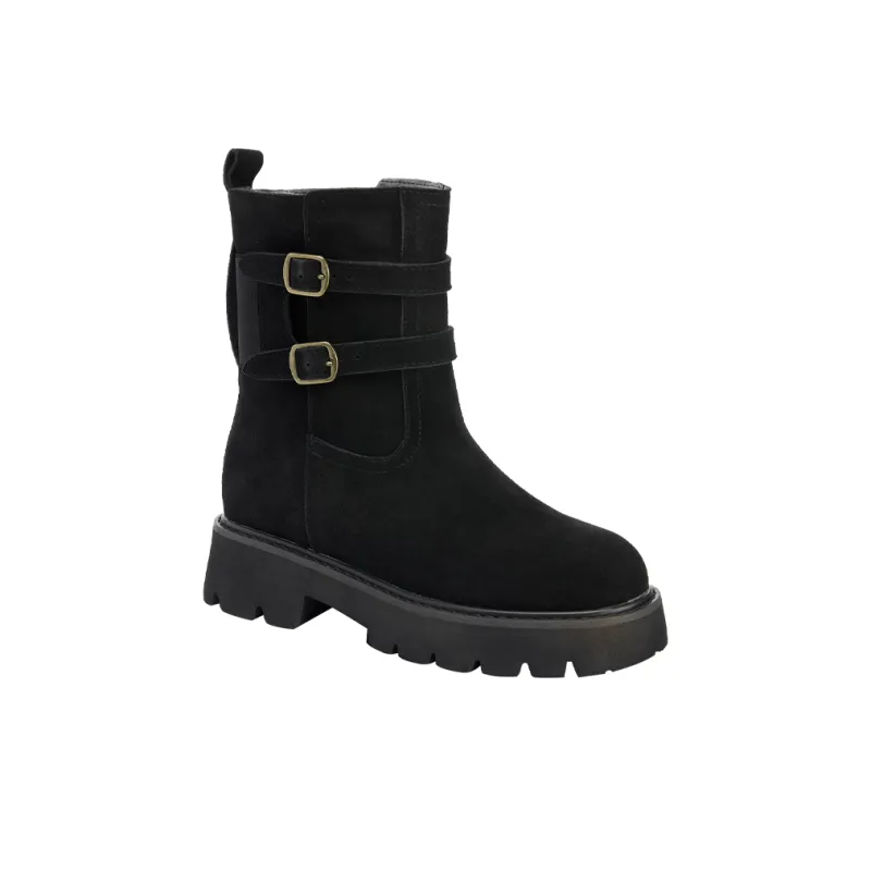 15 MINS Ankle Boots Women's Chestnut/Brown/Black-5