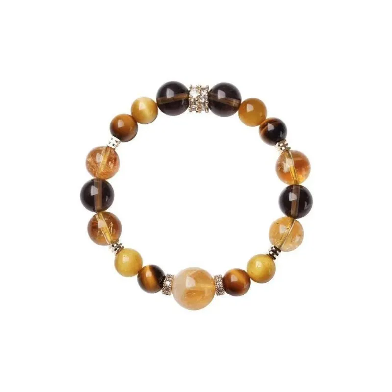 CORJIONY Tiger's Eye Stone Bracelets Unisex-2