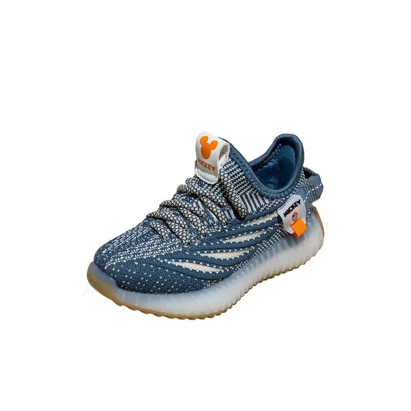 Disney Mickey Series Breathable Lightweight Cushioning Low Top Kids Lifestyle Shoes Kids'-13