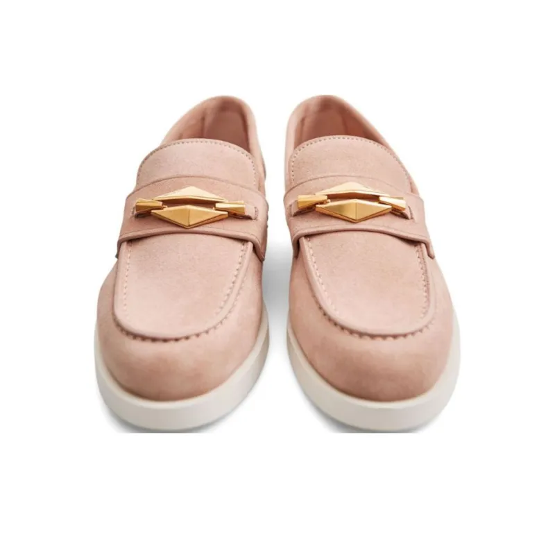 Jimmy Choo Maddie Loafers Women's Pink-4
