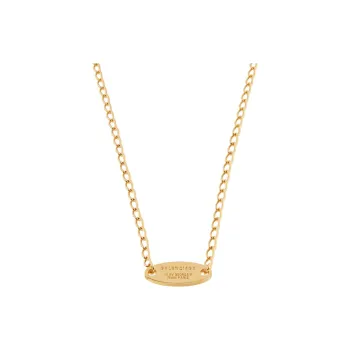 Balenciaga Brass Necklaces Women's Gold