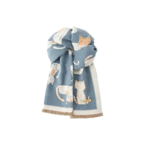 FREE RABBITⅡ Korean Style Sweet And Cute Versatile Warm Cold Resistant Shawl Scarf Unisex