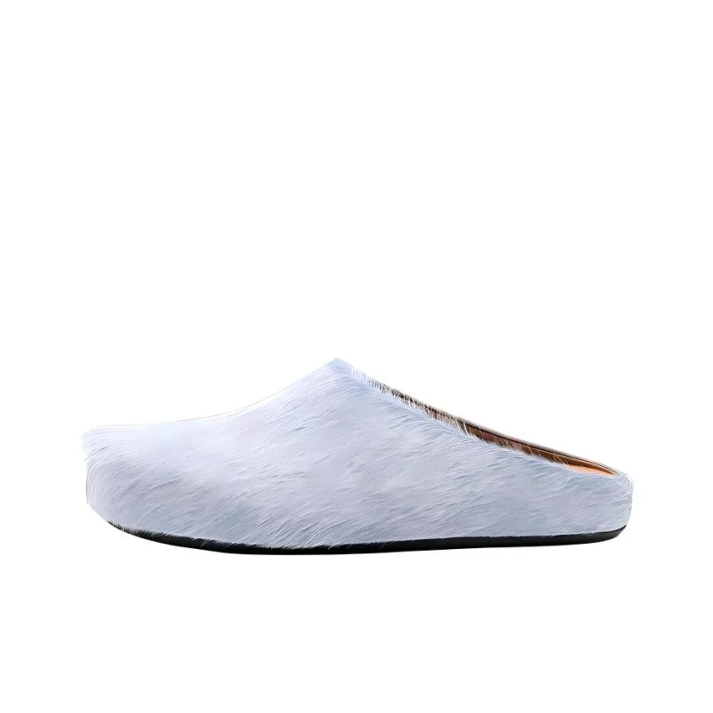 MARNI Slip Resistant Closed Toe Slippers Men's Blue-2