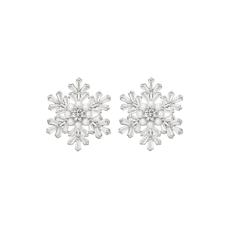 JAY 925 Silver Needles Stud Earrings Women's-8
