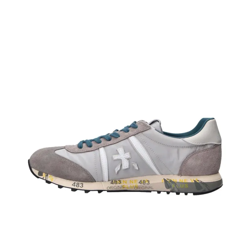 PREMIATA Lucy Abrasion Resistant Low Top Casual Shoes Men's Gray-0