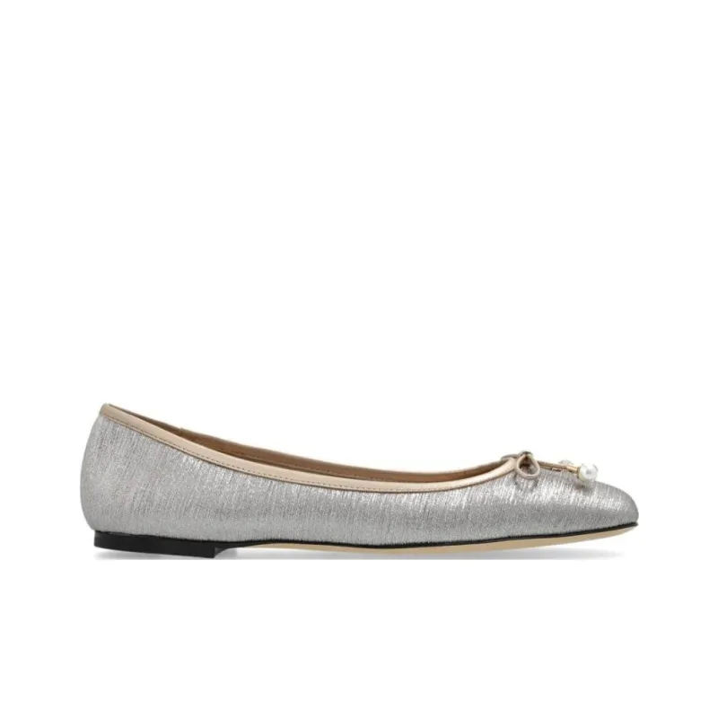 Jimmy Choo Elme Casual Single Shoes Women's Silver-1