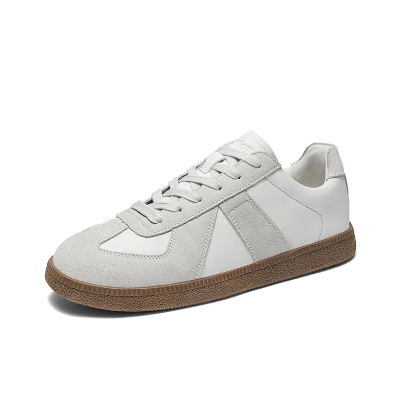 MADALLO Cloud Walk Collection Skateboard Shoes Women's Low Top Beige-1