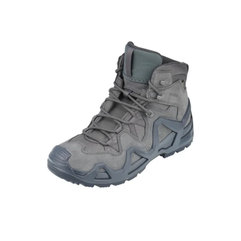 Lowa Wear Resistant Slip Resistant Short Outdoor Boots Men's Gray-2