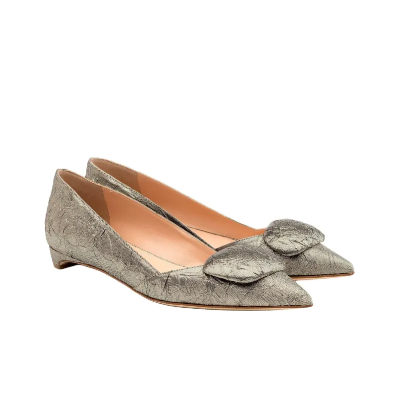 Rupert Sanderson Aga Casual Single Shoes Women's Silver-3