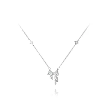KUMET Zircon Necklaces Women's Couple's Anniversary Gift
