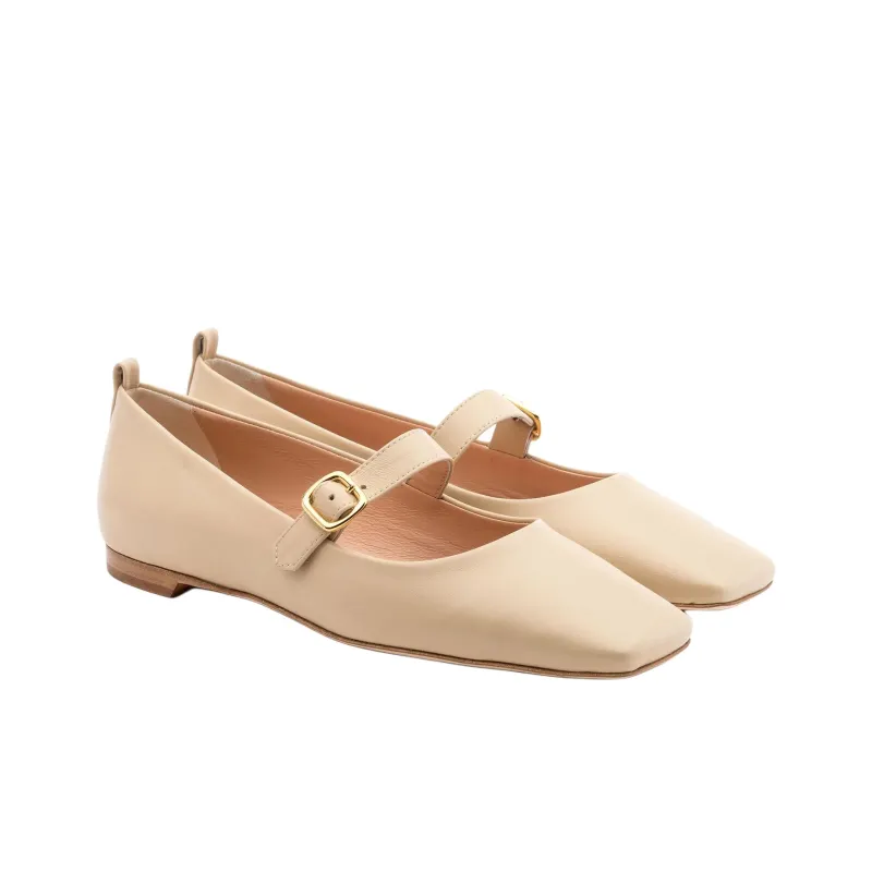 Rupert Sanderson Boma Casual Single Shoes Women's Beige-3