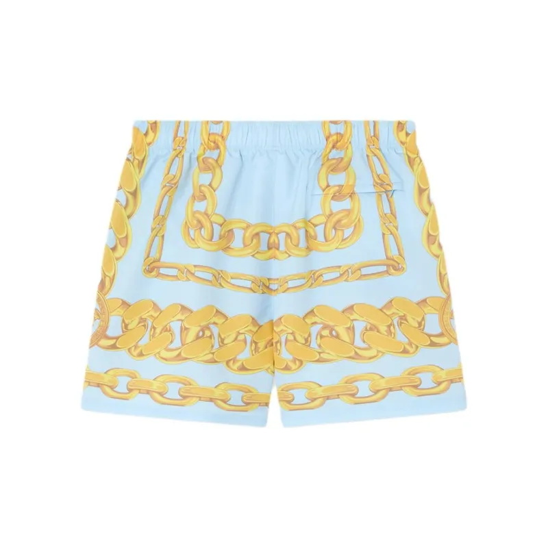 VERSACE Medusa Chains Printed Swim Shorts-1