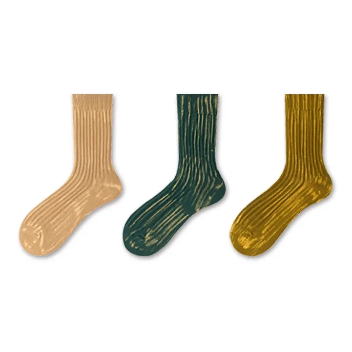 YOOKA Mid Calf Socks Unisex Combo Set Candy Color-7