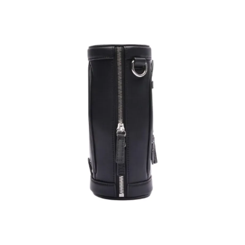 LACOSTE PU Shoulder Bag Crossbody Bag Small Size Women's Black-4