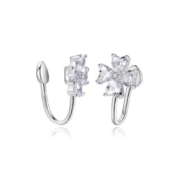 AIDIER 925 Sterling Silver Clip On Earrings Women's