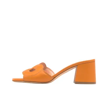 Rupert Sanderson Slide Slippers 6cm Women's Orange