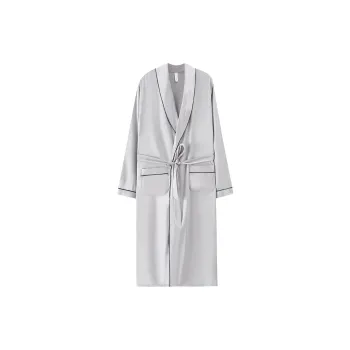 Maultiay Sleep Robe Men's Light Gray