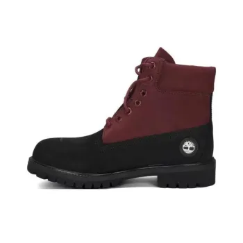Timberland Abrasion Resistant Slip Resistant Short Mid Calf Outdoor Boots Men's Red