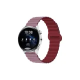 Smoky Purple & Wine Red/Two-Tone Chain Magnetic Silicone