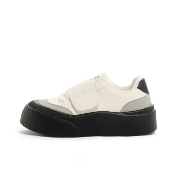 Babaya Slip Resistant Lightweight Breathable Low Top Skateboard Shoes Women's White