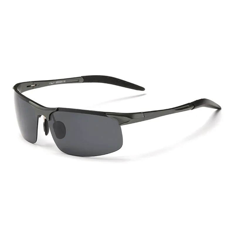 Thunder Pailong Metal Rectangular Sunglasses Men's-8
