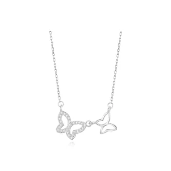 Crafts Women's 999 Fine Silver Collarbone Chain Unisex