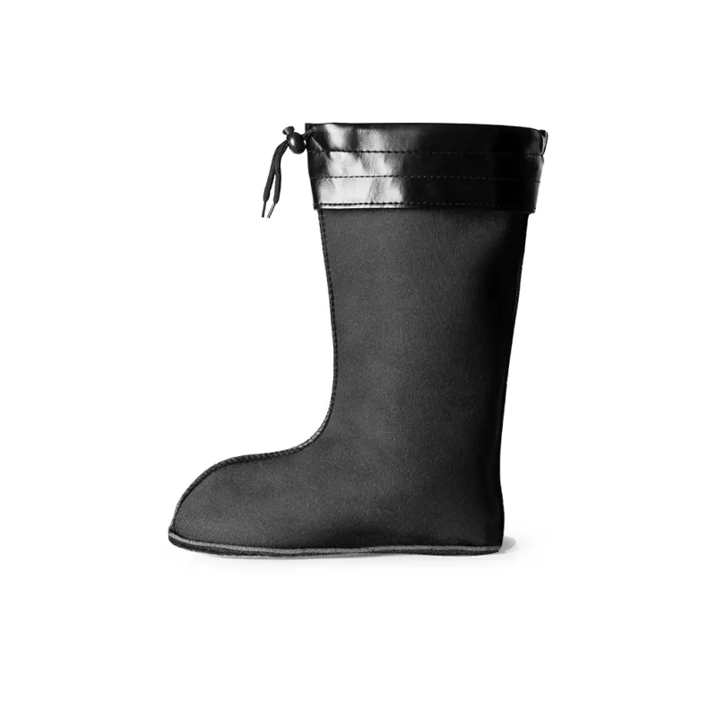 Warrior Wear resistant And Waterproof Rain Boots Men's Black-4