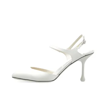 Jimmy Choo Pixie Slim Heel High Heels 8cm Women's White
