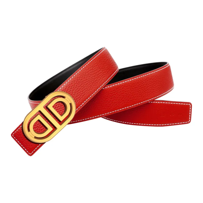 CATELLES Double Sided Top Grain Cow Leather Leather Belts Men's Width  3.2cm-16