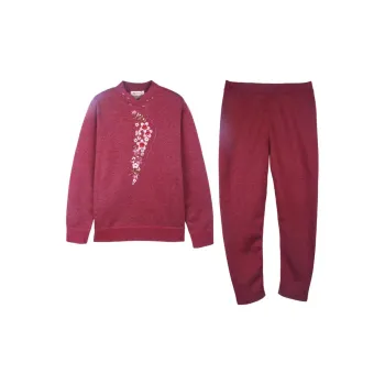 Cotton Gene Thermal Set Women's Ginger Red