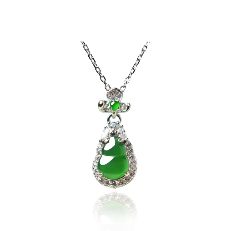 Tokai Family Ice Glutinous Jadeite Necklaces Women's-0