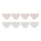 8 Pack-Flesh Pink 2+Stripes 2+Heart 2+White 2