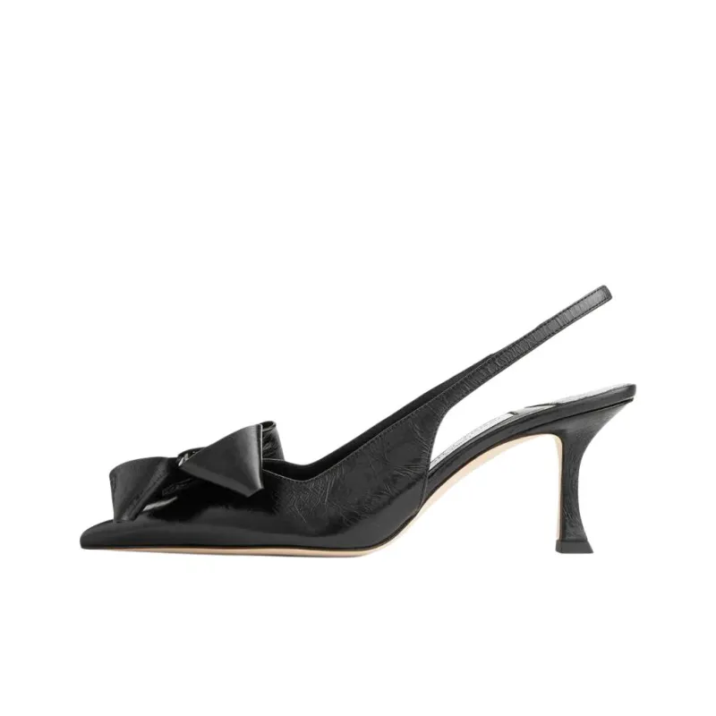 Jimmy Choo Staz Slim Heel High Heels 7cm Women's Black-0