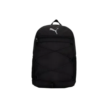 PUMA Fabric Backpack Medium Size Unisex Black
