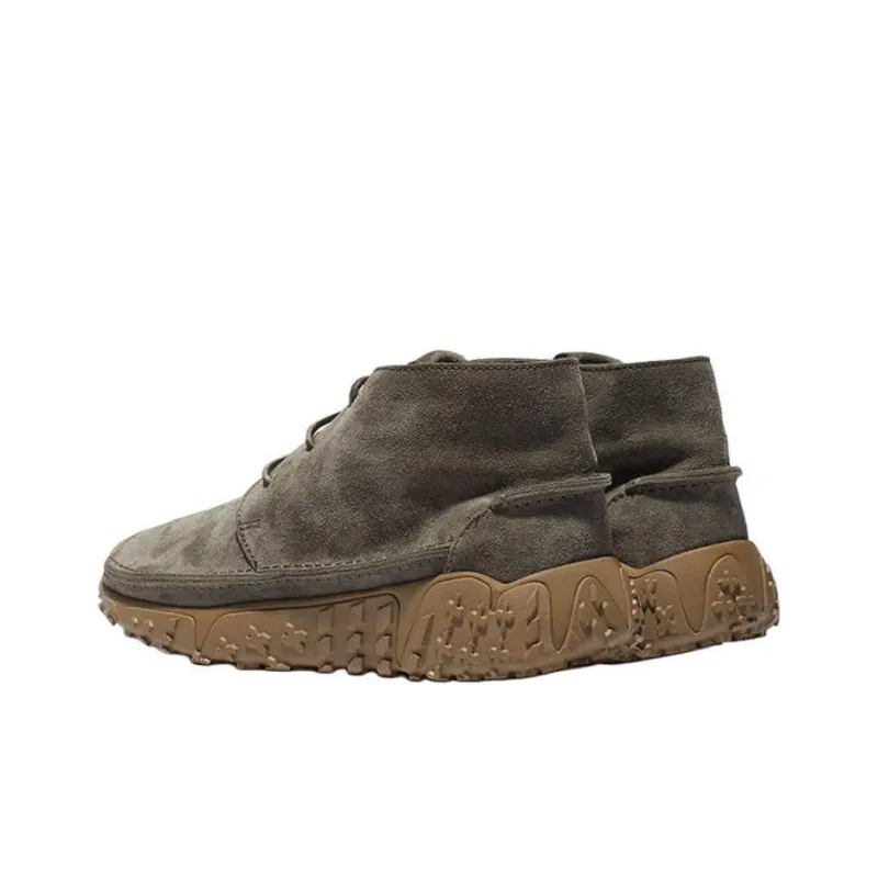 Vibram x BUTTERO Cushioning Mid-Top Casual Shoes Men's Dark Gray-3