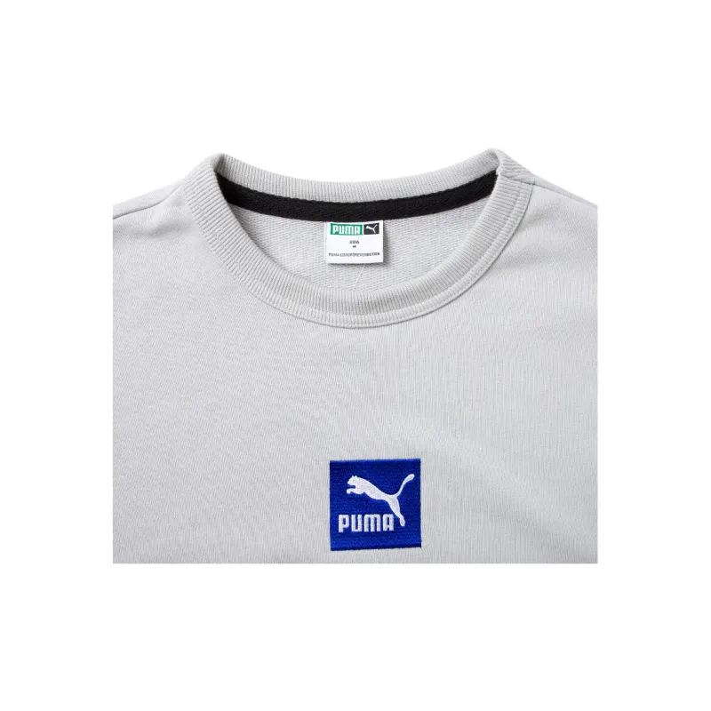 PUMA Walking Training Sweatshirts Unisex Gray-5