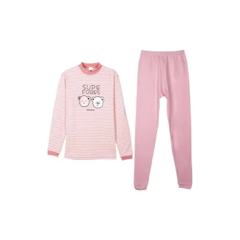 Cotton Gene Thermal Set Women's Pink